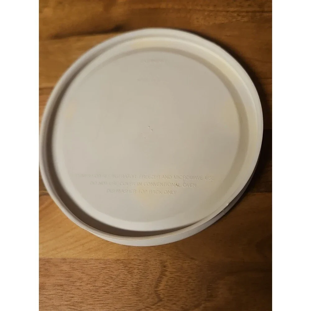 Set Of 2 Vintage Corning Ware French White F-16-B 16oz Casserole Dishes W/ Lids